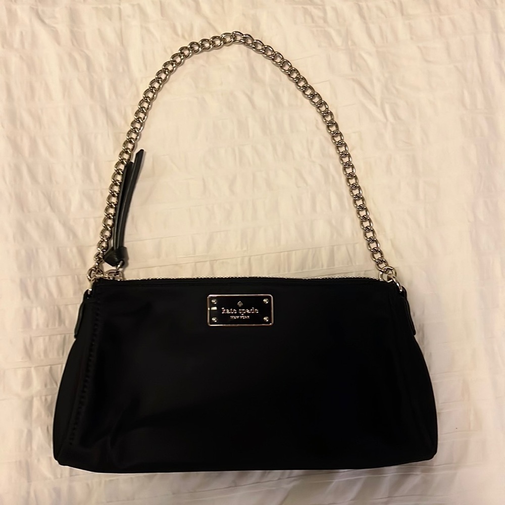 Y2K black shoulder Kate Spade bag